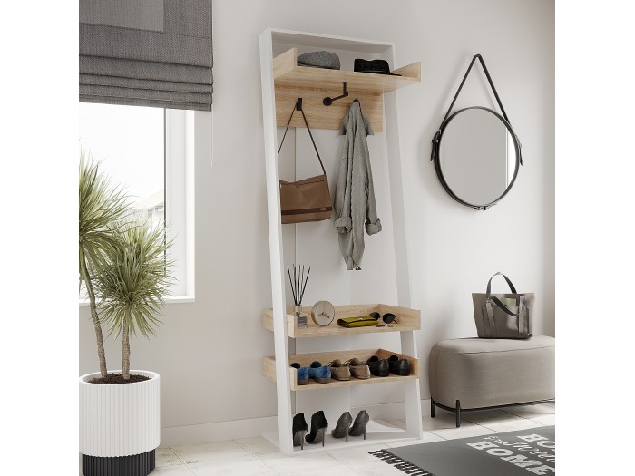 Портманто Компанит ЗЛАТА 1 (дъб сонома/нимфея алба)